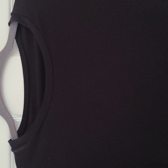 Black Bodycon Drawstring Dress - Picture 4 of 7